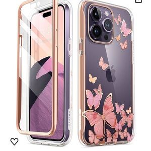 iPhone Case Pro 6.1 Cosmo/Pink Butterflies